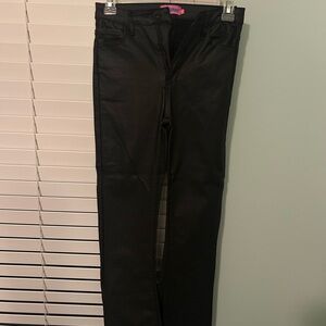 Edikted Black Leather Pants